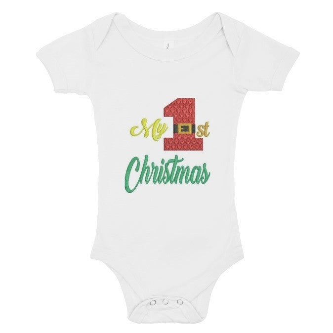 Personalised Christmas Baby Vests