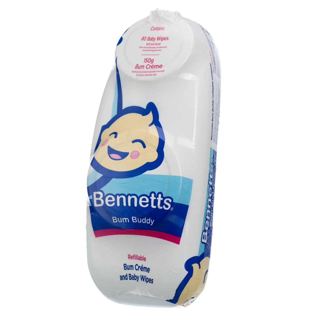 Bennetts® Refillable Bum Buddy White