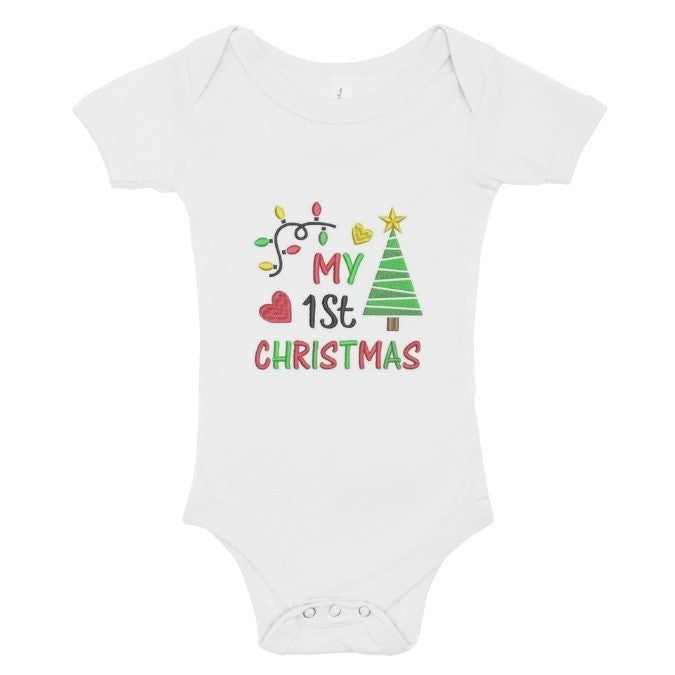 Personalised Christmas Baby Vests