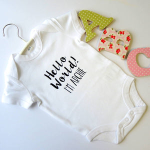 Personalised Printed Baby Vests